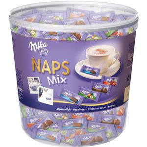 Minischokolade Milka Naps Mix