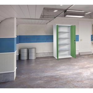 Produktbild für Werkzeugschrank CP-Möbel 8921-00, aus Metall, grau / grün