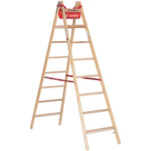 Produktbild für Stehleiter Euroline Nr. 10504, 1050408, beidseitig begehbar