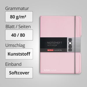 Produktbild für Notizbuch Herlitz 11408622 my.book flex, Kunststoff Softcover