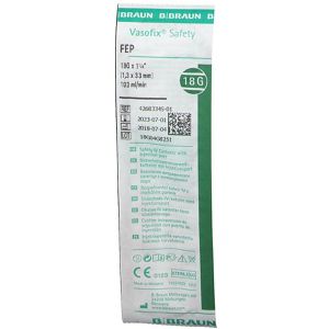 Produktbild für Kanülen B.Braun Vasofix Safety-W PUR, 50 Stück