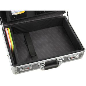 Produktbild für Aktenkoffer Alumaxx 45140 C-1 silber / schwarz, mit Laptopfach