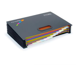 Produktbild für Fächermappe RAPESCO SupaFile Plus 1552 A4+ schwarz