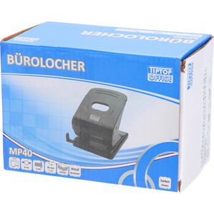 Produktbild für Locher TipTop-Office TTO 405427, MP40, schwarz