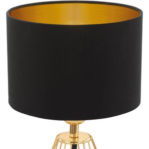 Produktbild für Tischlampe Eglo Carlton 2, schwarz mit E14-Fassung