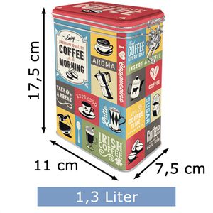 Produktbild für Kaffeedose Nostalgic-Art Coffee Collage, aus Metall