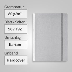 Produktbild für Notizbuch Geiger Easy-Book Comfort, Karton Hardcover