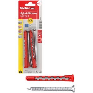 Produktbild für Schrauben-Dübel-Set Fischer 580836, HybridPower