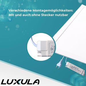 Produktbild für LED-Panel Luxula LX-62-CCT, weiß, 62 x 62 cm
