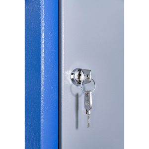 Produktbild für Schließfachschrank Güde 40668, grau