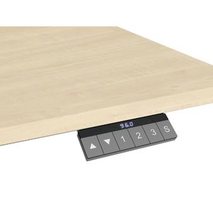 Produktbild für Schreibtisch Geramöbel Elevate Home, ahorn / silber