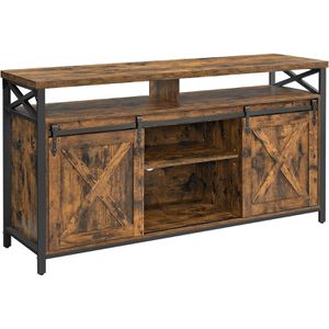 Produktbild für Lowboard Vasagle LTV071B01V1, aus Holz, braun