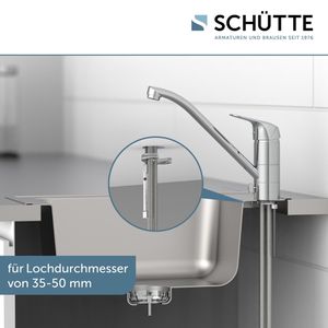 Produktbild für Küchenarmatur Schütte Luca, chrom