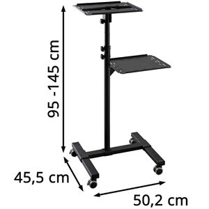 Produktbild für Beamertisch Celexon PT3020, schwarz, 10 kg Traglast