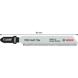 Produktbild für Stichsägeblätter Bosch PRO Soft Tile T130RF