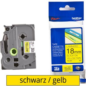 Schriftband Brother TZe-641, 18mm