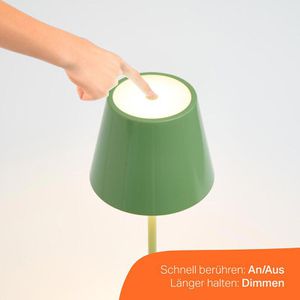Produktbild für Tischlampe LEDmaxx grün mit LED