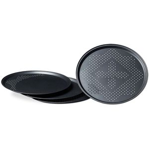 Produktbild für Pizzablech Relaxdays 10020494, antihaftbeschichtet, rund