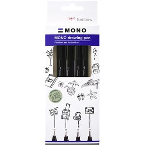 Fineliner Tombow Mono drawing pen Bold Set