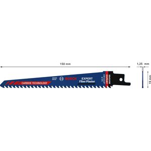 Produktbild für Säbelsägeblatt Bosch Expert Fiber Plaster S 641 HM
