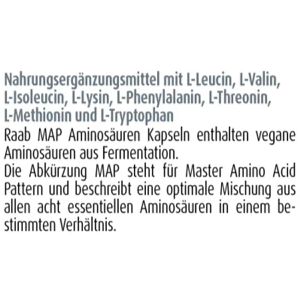 Produktbild für Aminosäuren Raab-Vitalfood MAP, 80 Kapseln