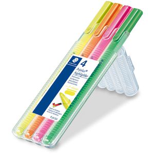 Produktbild für Textmarker Staedtler triplus Textsurfer, 4 Stück