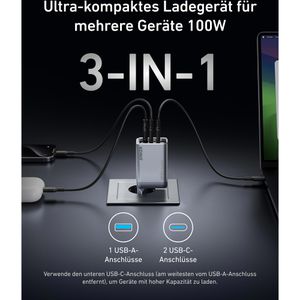 Produktbild für USB-Ladegerät Anker GaNPrime, 100 Watt