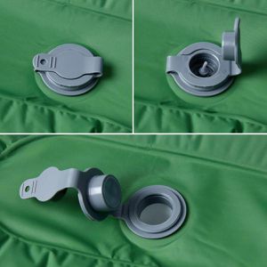 Produktbild für Isomatte vidaXL 4007121, grün, aufblasbar