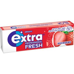 Kaugummis Extra Professional Fresh, Erdbeere