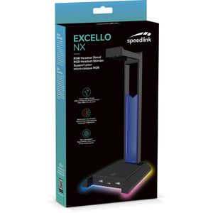 Produktbild für Headset-Halterung Speedlink Excello NX RGB, schwarz