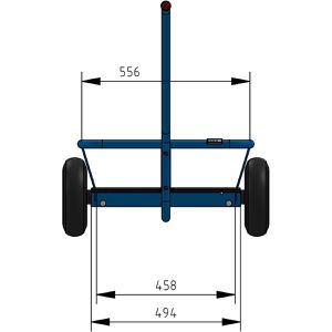 Produktbild für Handwagen Fetra 4092V, mit Plattform