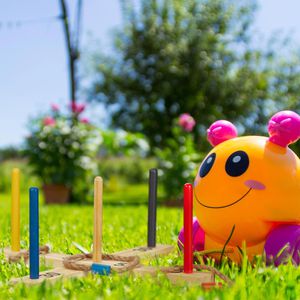 Produktbild für Wurfspiel Relaxdays 10039176, Ringwurfspiel Holz