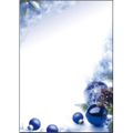 Weihnachtsbriefpapier Sigel DP034 Blue Harmony