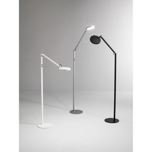 Produktbild für Stehlampe Fabas-Luce Regina, LED, silber, 139 cm