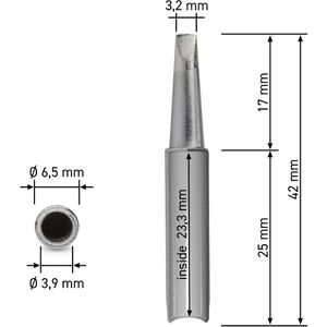 Produktbild für Lötspitze QUICK 960-3.2D, Dauerlötspitze