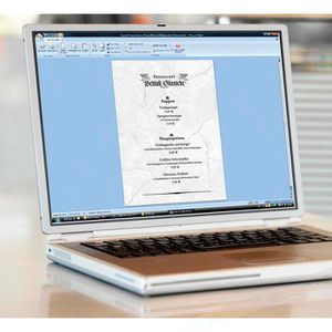 Produktbild für Briefpapier Sigel DP646, Granit grau, A4