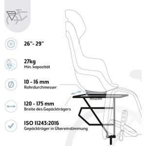 Produktbild für Fahrrad-Kindersitz bobike GO Maxi Carrier
