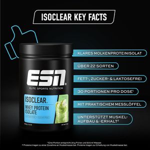 Produktbild für Proteinpulver ESN ISOCLEAR Whey Isolate, 908g