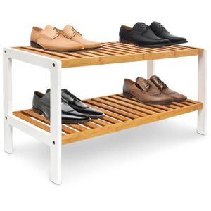 Produktbild für Schuhregal Relaxdays 10017706, aus Bambus