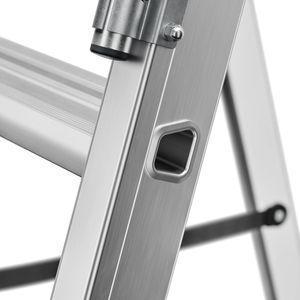 Produktbild für Stehleiter Hailo Master P80, 10000118, 2 Handläufe &amp; Plattform