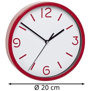 Produktbild für Wanduhr TFA 60.3033.05, Kunststoff, analog, Quarzuhr