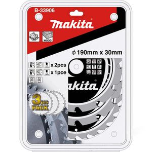 Produktbild für Kreissägeblatt Makita B-33906, M Force 3er Set