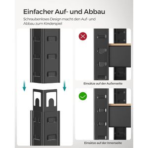 Produktbild für Schwerlastregal Songmics 4 Holzböden