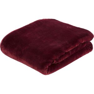 Kuscheldecke Gözze Premium Cashmere Feeling, bordeaux