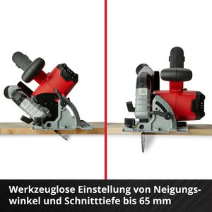 Produktbild für Handkreissäge Einhell-Professional TP-CS18/190 Li BL-Solo Akku