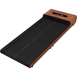 Produktbild für Walking-Pad Sportstech WoodPad Pro, dunkelbraun, klappbar