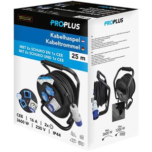 Produktbild für Kabeltrommel ProPlus 373846DE Camping, 25 m