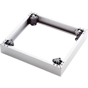 Hammerbacher Sockel 2so40, für Schließfachschränke, 39,8 x 6,8 x 36,5 cm, alugrau