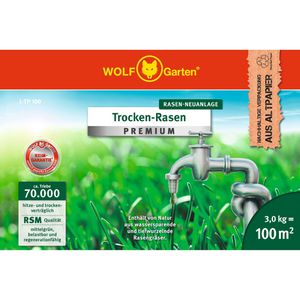 Produktbild für Rasensamen Wolf-Garten L-TP 100 Trocken-Rasen