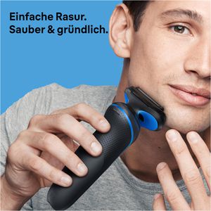 Produktbild für Elektrorasierer Braun Series 5, 51-B1000s, blau